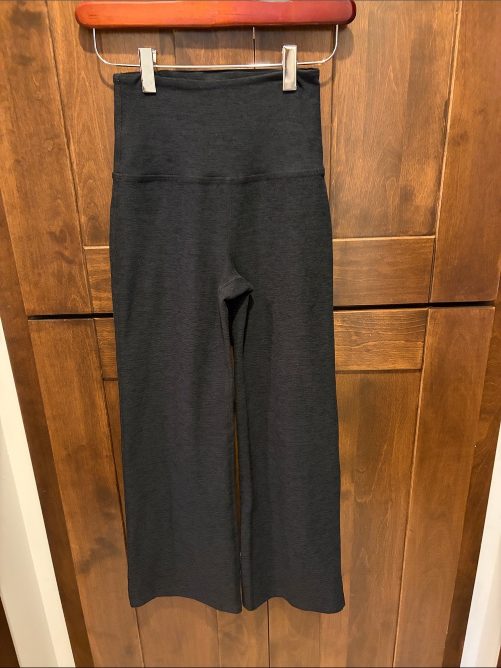 Beyond Yoga Black High-Rise Wide Leg Pants